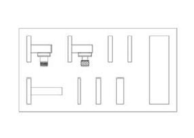 diagram of waveguide calibration and verification kits