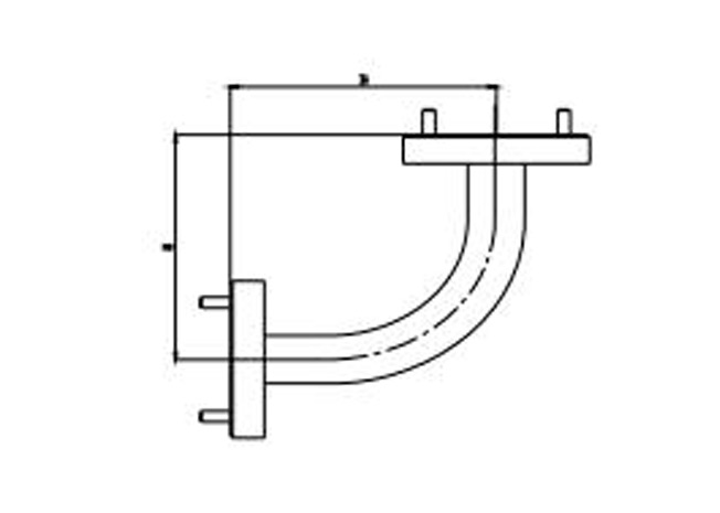 diagram of double ridged waveguide bends 1