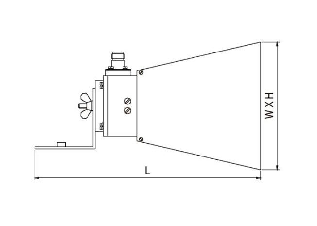 diagram of double ridged waveguide horn antennas 1