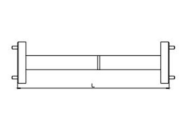 diagram of double ridged waveguide straights and transitions 1