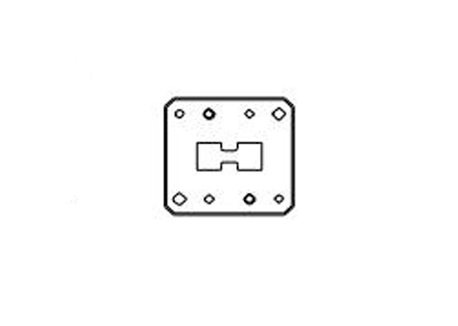 diagram of double ridged waveguide straights and transitions 2