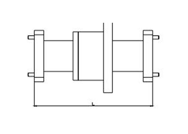diagram of double ridged waveguide rotary joints 1
