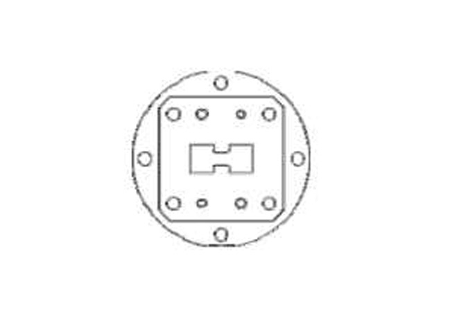 diagram of double ridged waveguide rotary joints 2