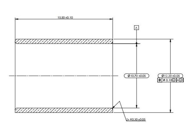 diagram of double ridged waveguide tube 1