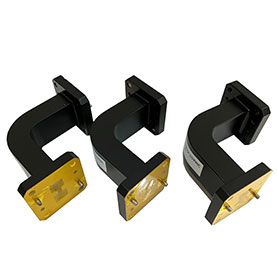 Double Ridged Waveguide Bends