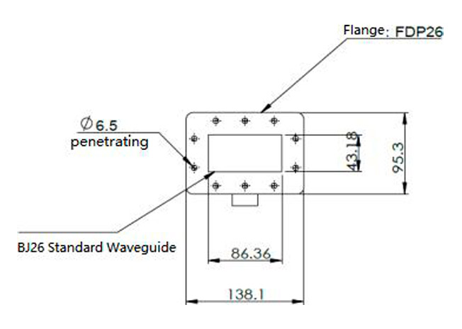 diagram of industrial microwave magnetron wg launcher 4
