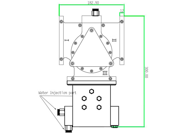 diagram of industrial microwave water load 1