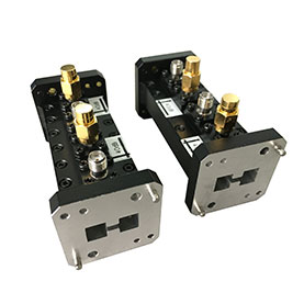 Double Ridged Waveguide Couplers