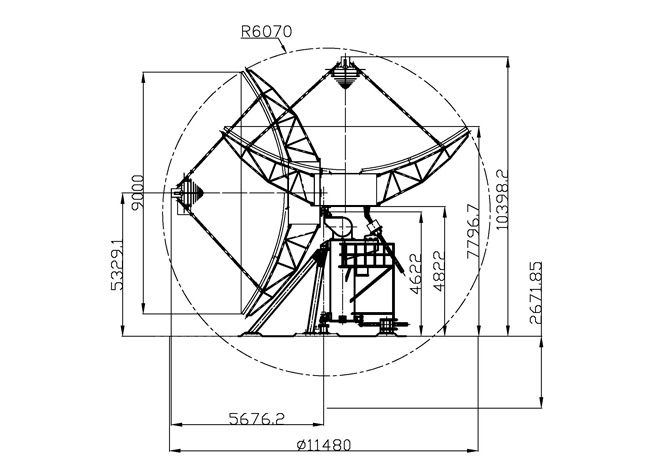 diagram of earth station antenna 2